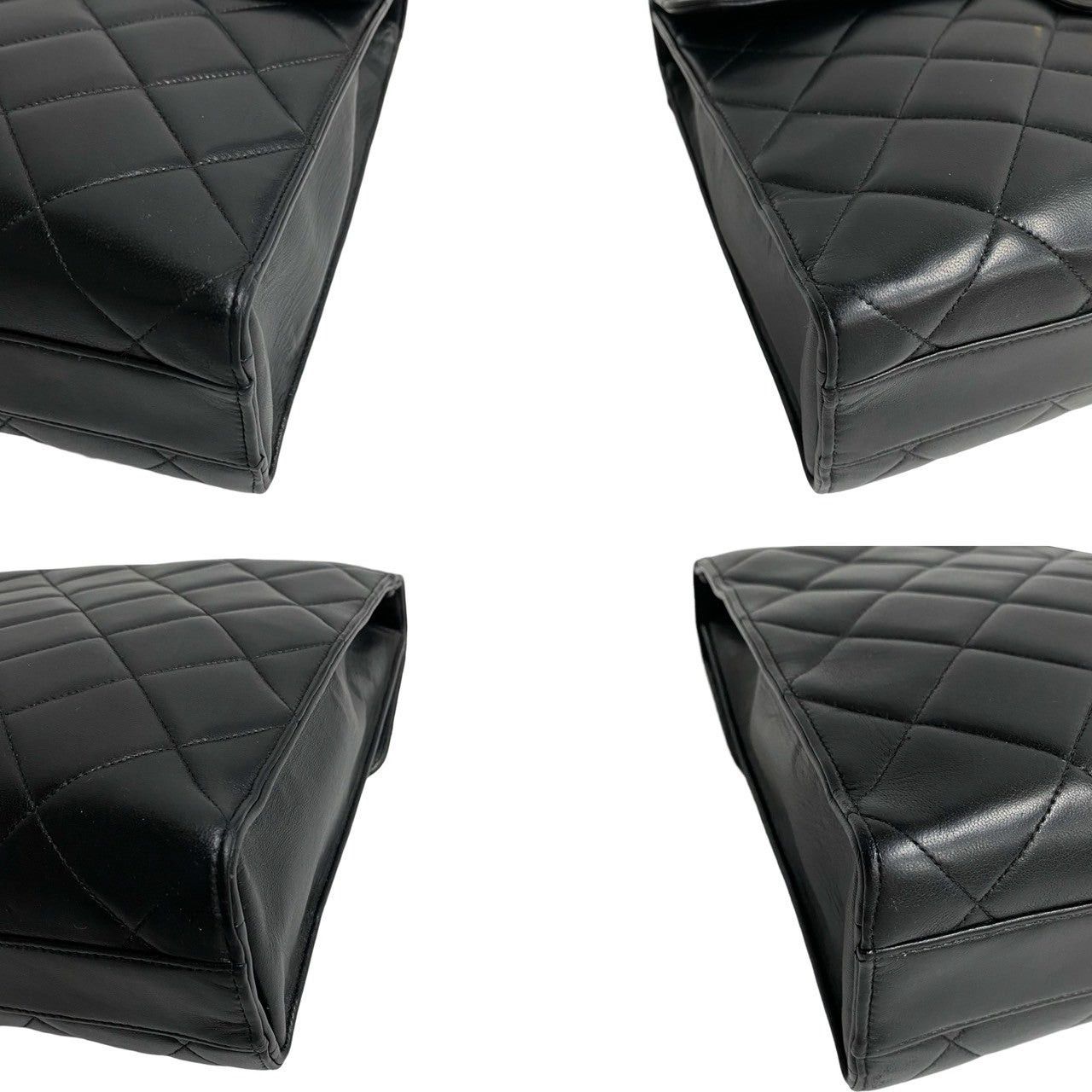 Chanel Chanel Handbag Black Leather Size ONE SIZE - 7 Thumbnail