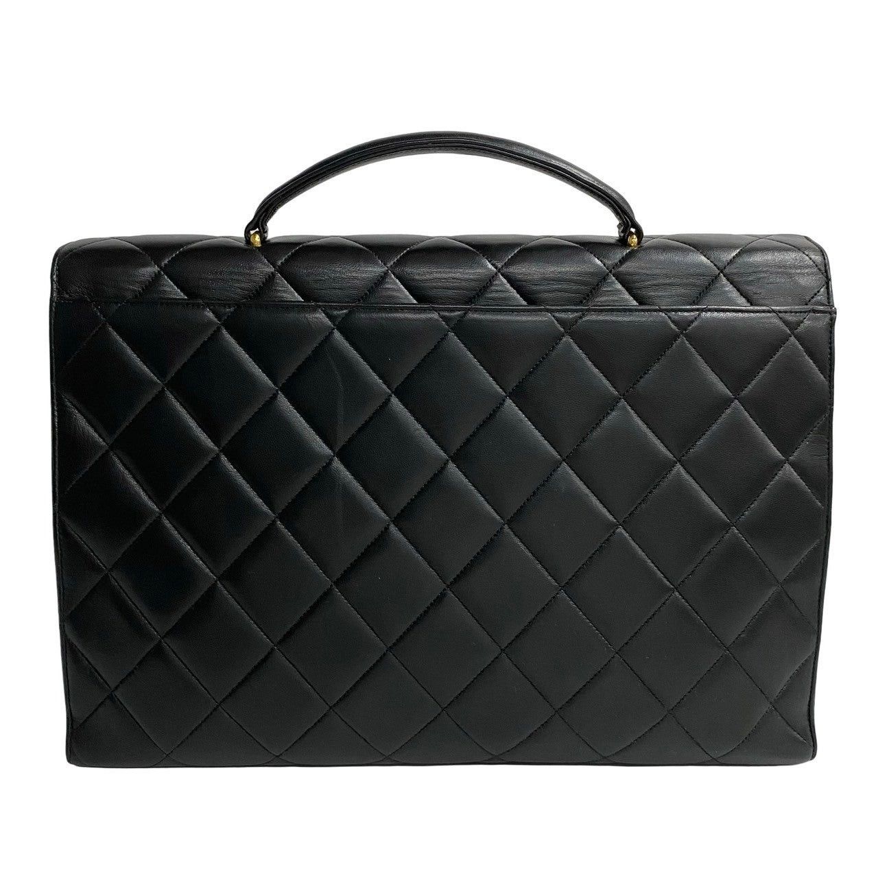 Chanel Chanel Handbag Black Leather Size ONE SIZE - 4 Thumbnail