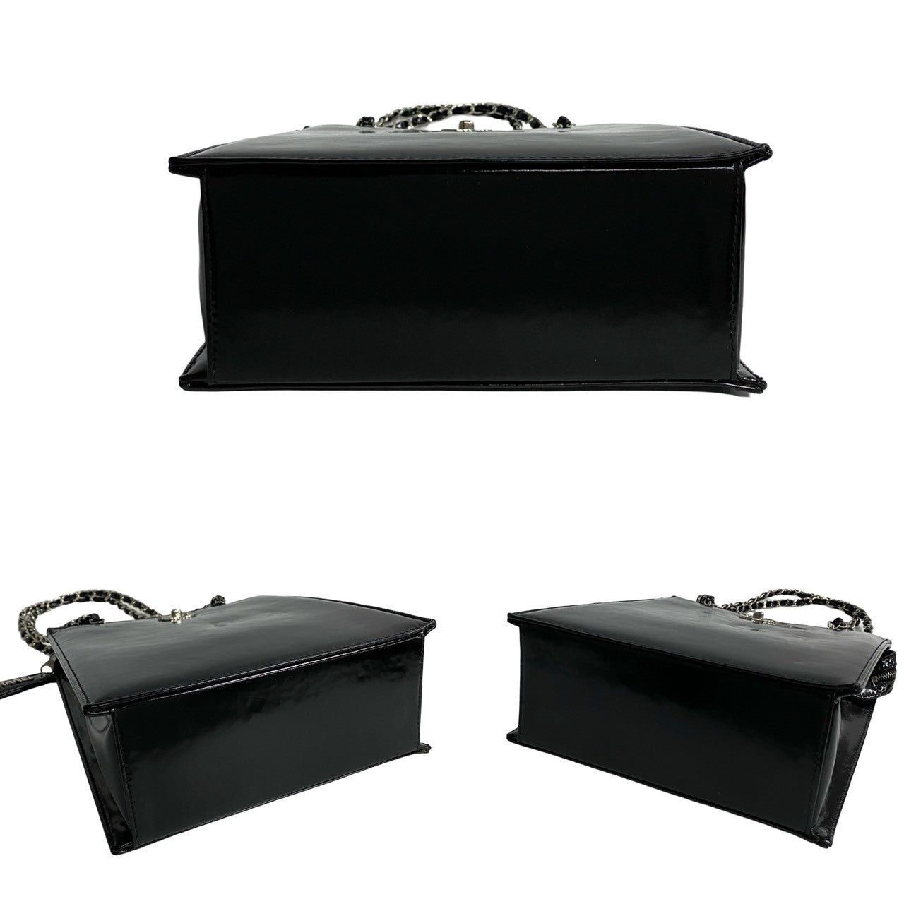 Chanel Shoulder Bag Black Leather