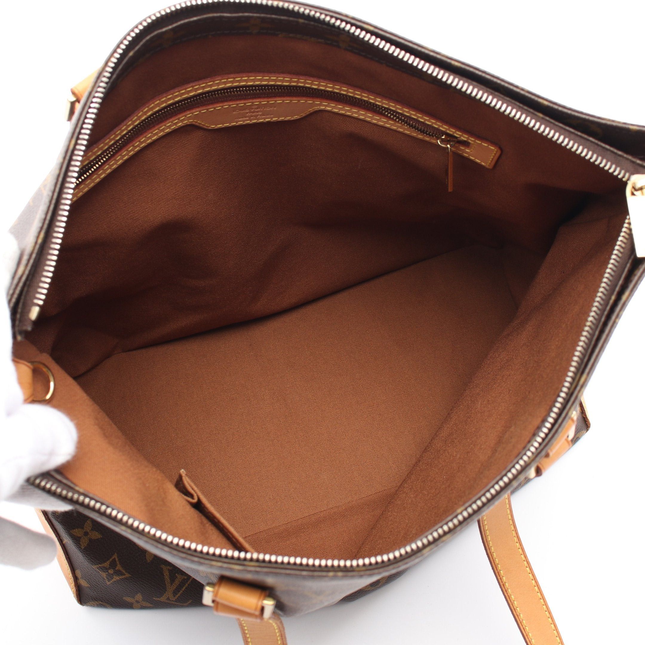 Louis Vuitton Louis Vuitton Kabamezo Monogram Shoulder Bag Tote Leather Brown Size ONE SIZE - 3 Thumbnail