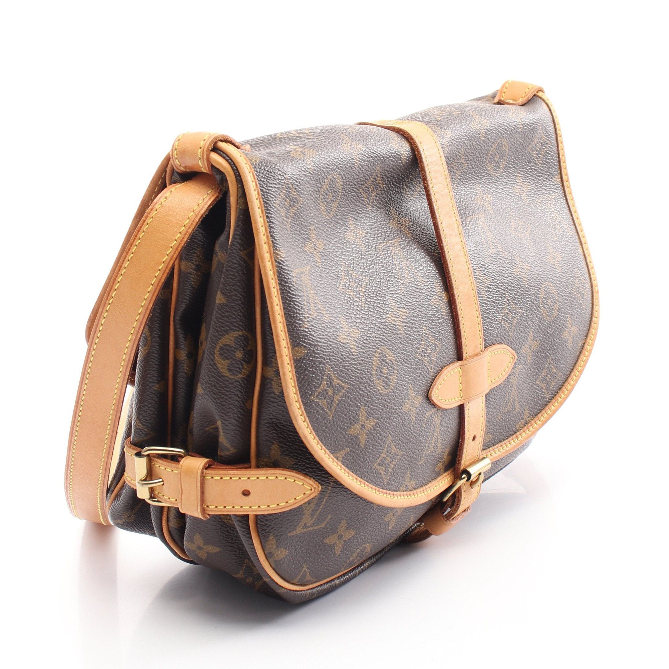 Louis Vuitton Louis Vuitton Saumur 30 Monogram Shoulder Bag Leather Brown Size ONE SIZE - 2 Thumbnail