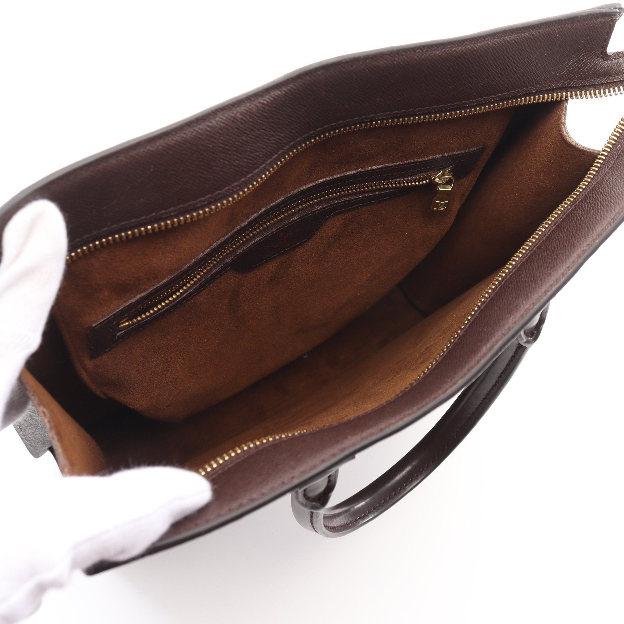 Louis Vuitton Louis Vuitton Venice Pm Damier Ebene Handbag Tote Bag Leather Brown Size ONE SIZE - 3 Thumbnail