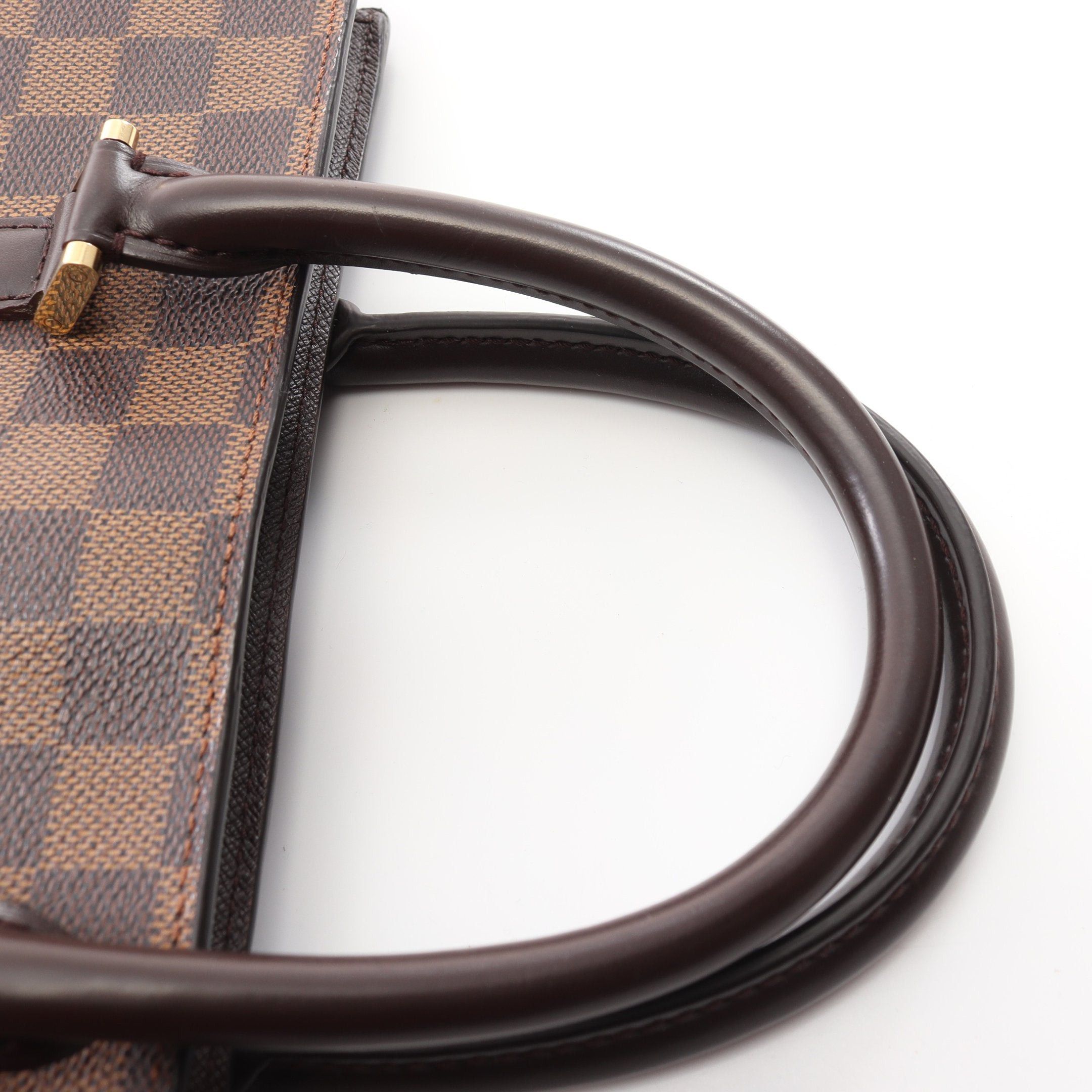 Louis Vuitton Louis Vuitton Venice Pm Damier Ebene Handbag Tote Bag Leather Brown Size ONE SIZE - 8 Thumbnail