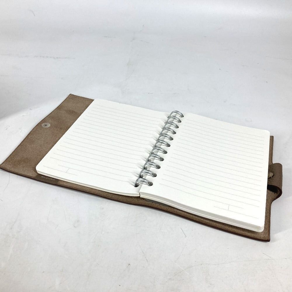 Hermes Hermes Notebook Cover Ulysse Pm Stationery Notepad Trillon Clemence Unisex Ethupe Gray Size ONE SIZE - 15 Thumbnail
