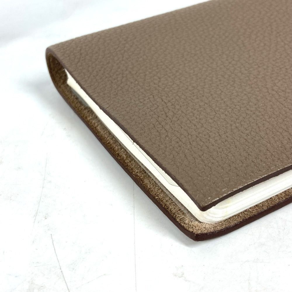 Hermes Hermes Notebook Cover Ulysse Pm Stationery Notepad Trillon Clemence Unisex Ethupe Gray Size ONE SIZE - 6 Thumbnail