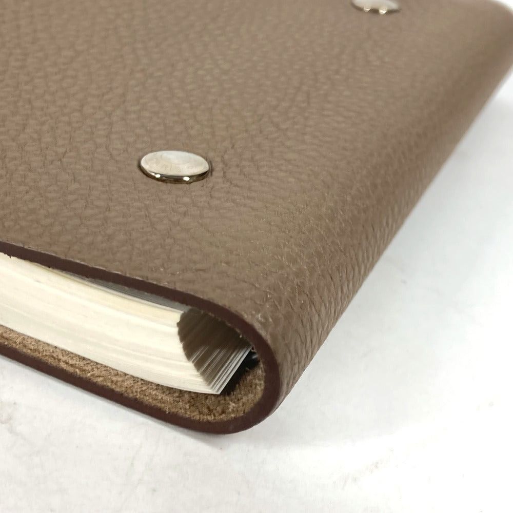 Hermes Hermes Notebook Cover Ulysse Pm Stationery Notepad Trillon Clemence Unisex Ethupe Gray Size ONE SIZE - 8 Thumbnail