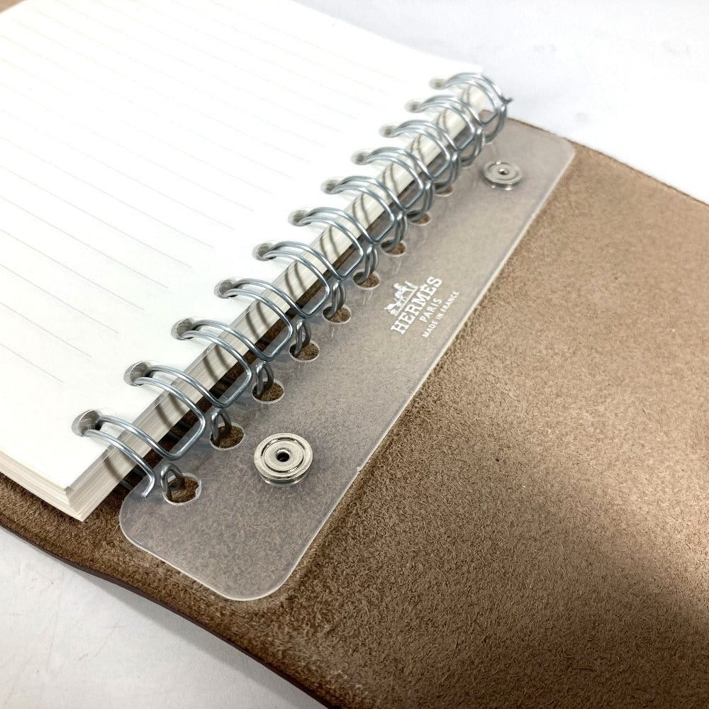 Hermes Hermes Notebook Cover Ulysse Pm Stationery Notepad Trillon Clemence Unisex Ethupe Gray Size ONE SIZE - 14 Thumbnail