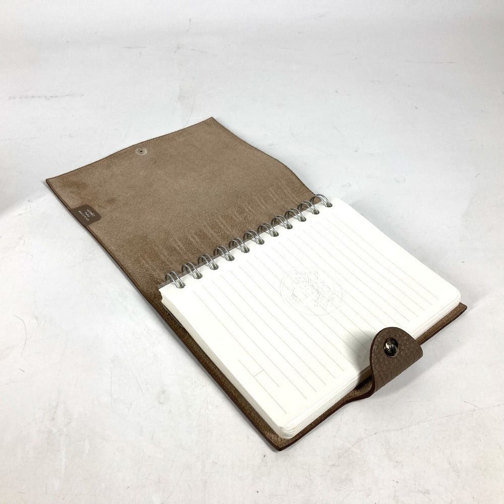 Hermes Hermes Notebook Cover Ulysse Pm Stationery Notepad Trillon Clemence Unisex Ethupe Gray Size ONE SIZE - 11 Thumbnail