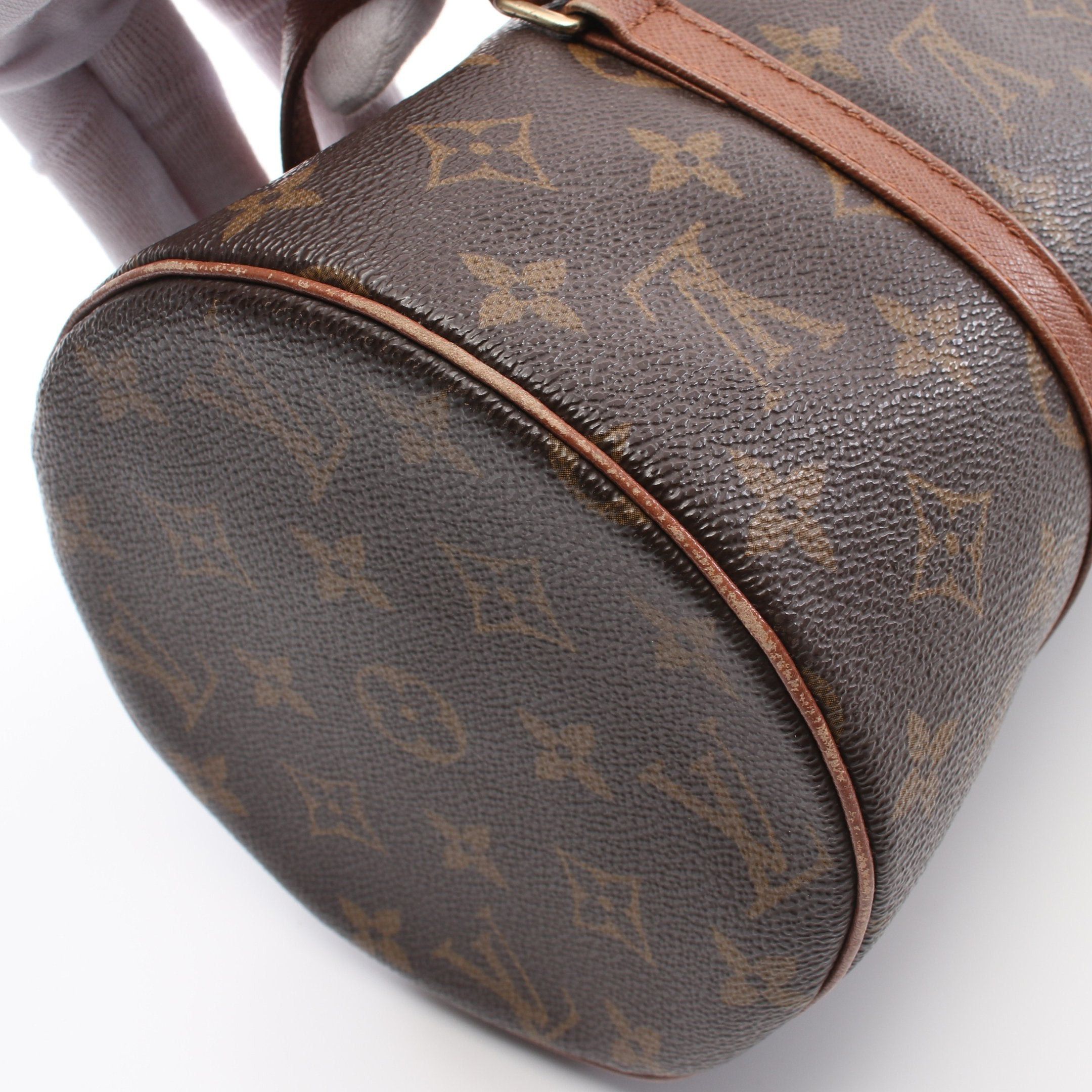 Louis Vuitton Louis Vuitton Papillon 30 Monogram Old Model Handbag Leather Brown Size ONE SIZE - 8 Thumbnail