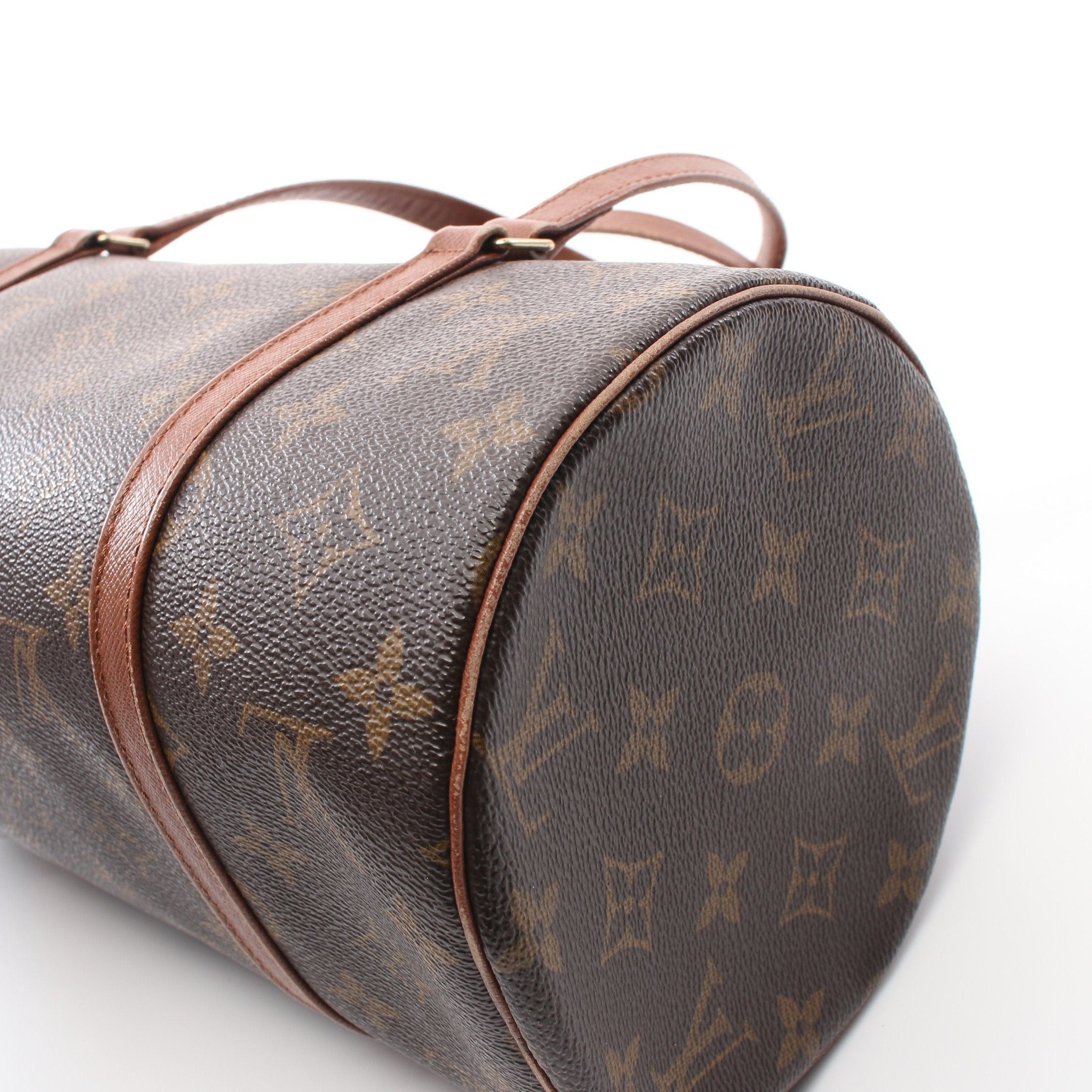 Louis Vuitton Louis Vuitton Papillon 30 Monogram Old Model Handbag Leather Brown Size ONE SIZE - 9 Thumbnail