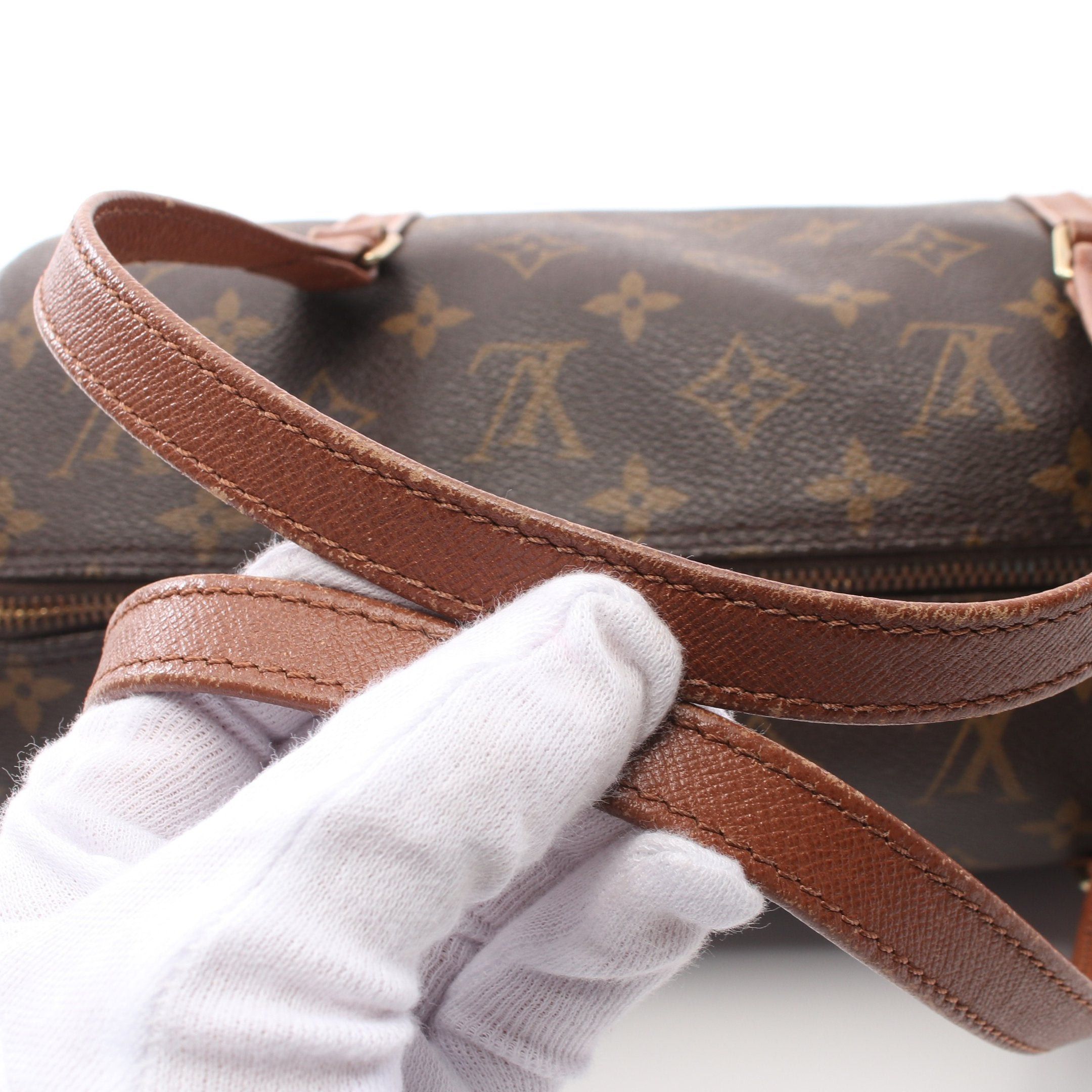 Louis Vuitton Louis Vuitton Papillon 30 Monogram Old Model Handbag Leather Brown Size ONE SIZE - 7 Thumbnail