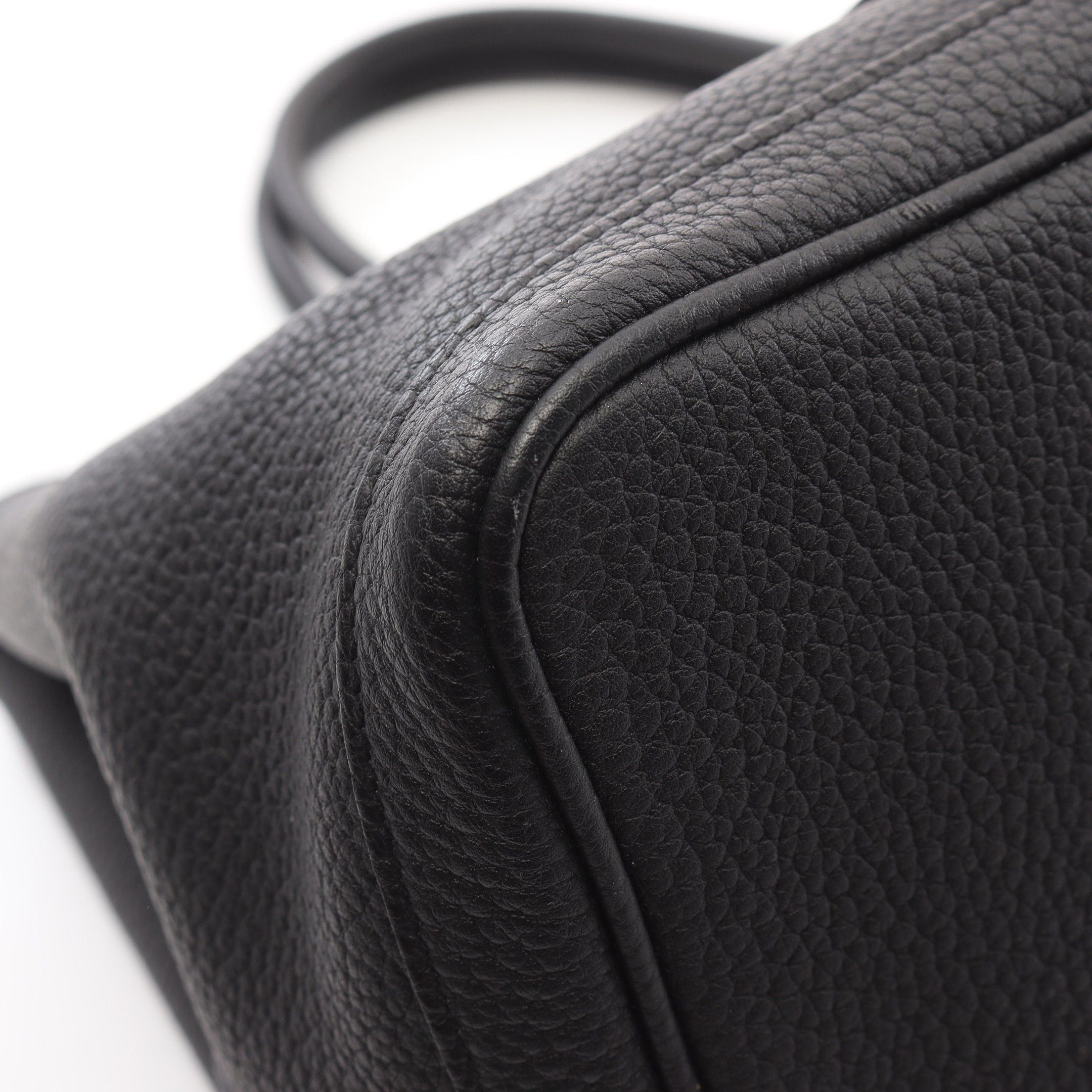 Hermes Hermes Garden Party Pm Handbag Tote Bag Negonda Leather Black Silver Hardware A Stamp Size ONE SIZE - 9 Thumbnail