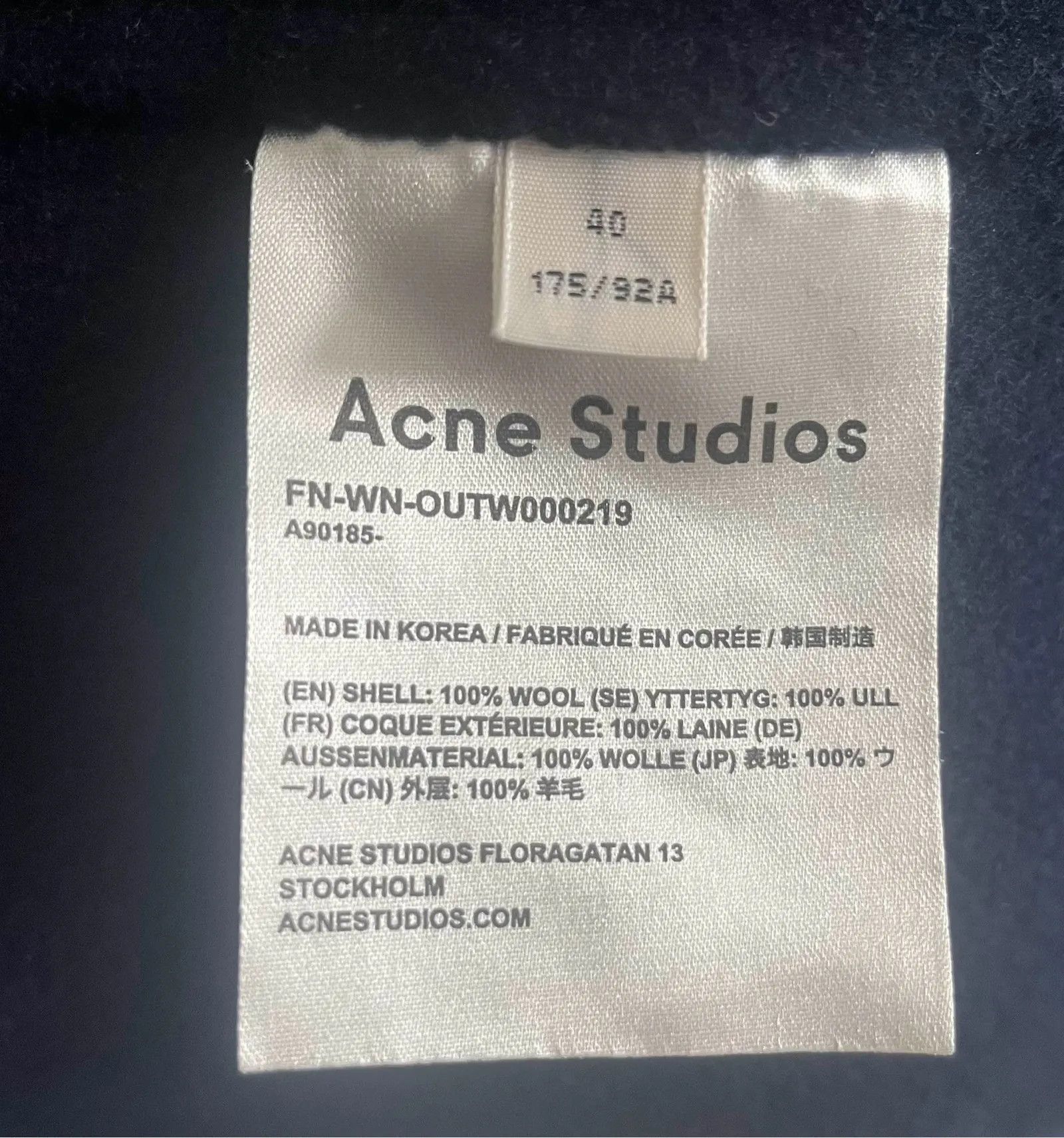 Acne Studios Acne Studios Coat Size M / US 6-8 / IT 42-44 - 3 Thumbnail