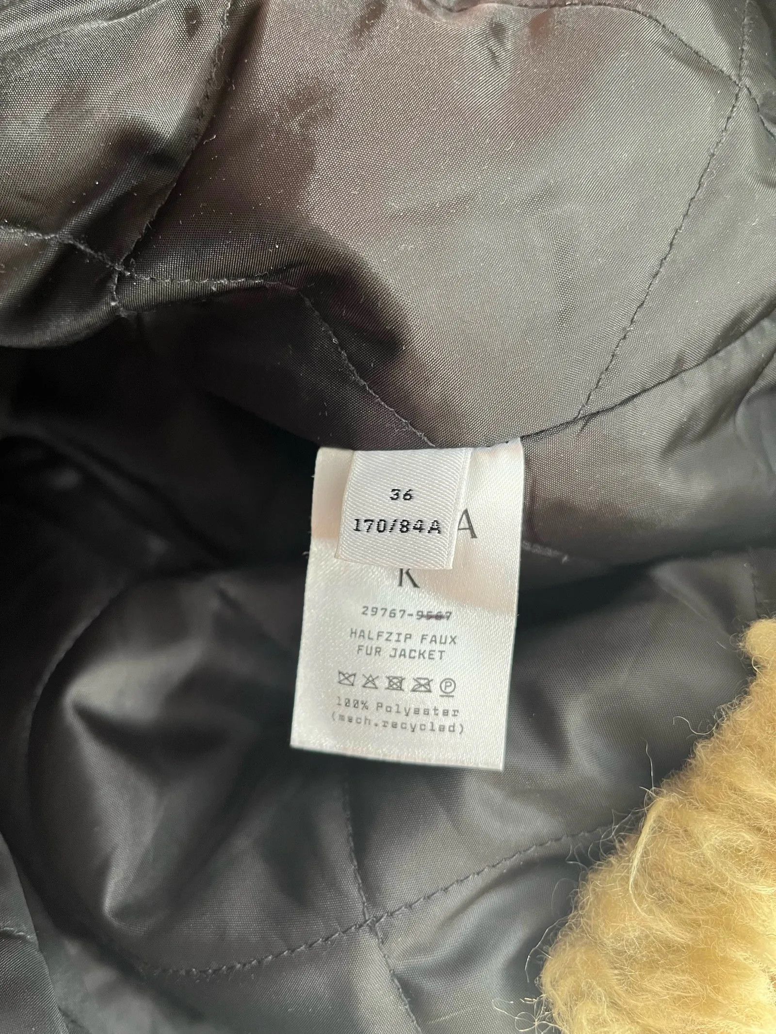 Filippa K Filippa K Half zip faux fur jacket Jacket Size XS / US 0-2 / IT 36-38 - 5 Thumbnail