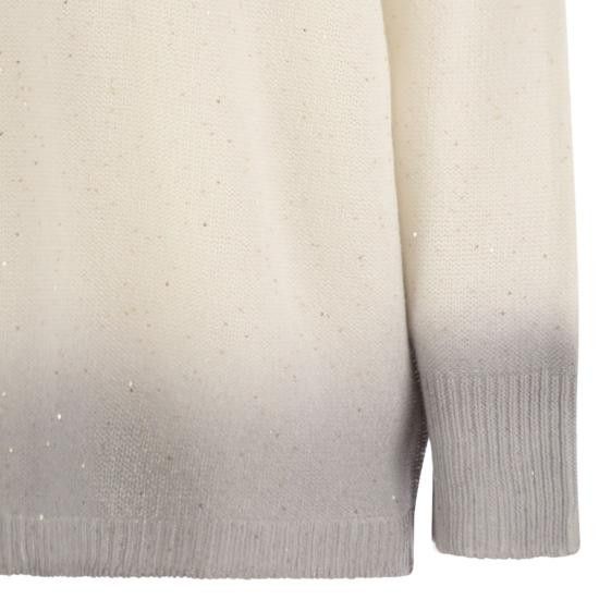 Fabiana Filippi FABIANA FILIPPI Women Sweater MAD275F531 WHITE Size S / US 4 / IT 40 - 4 Thumbnail