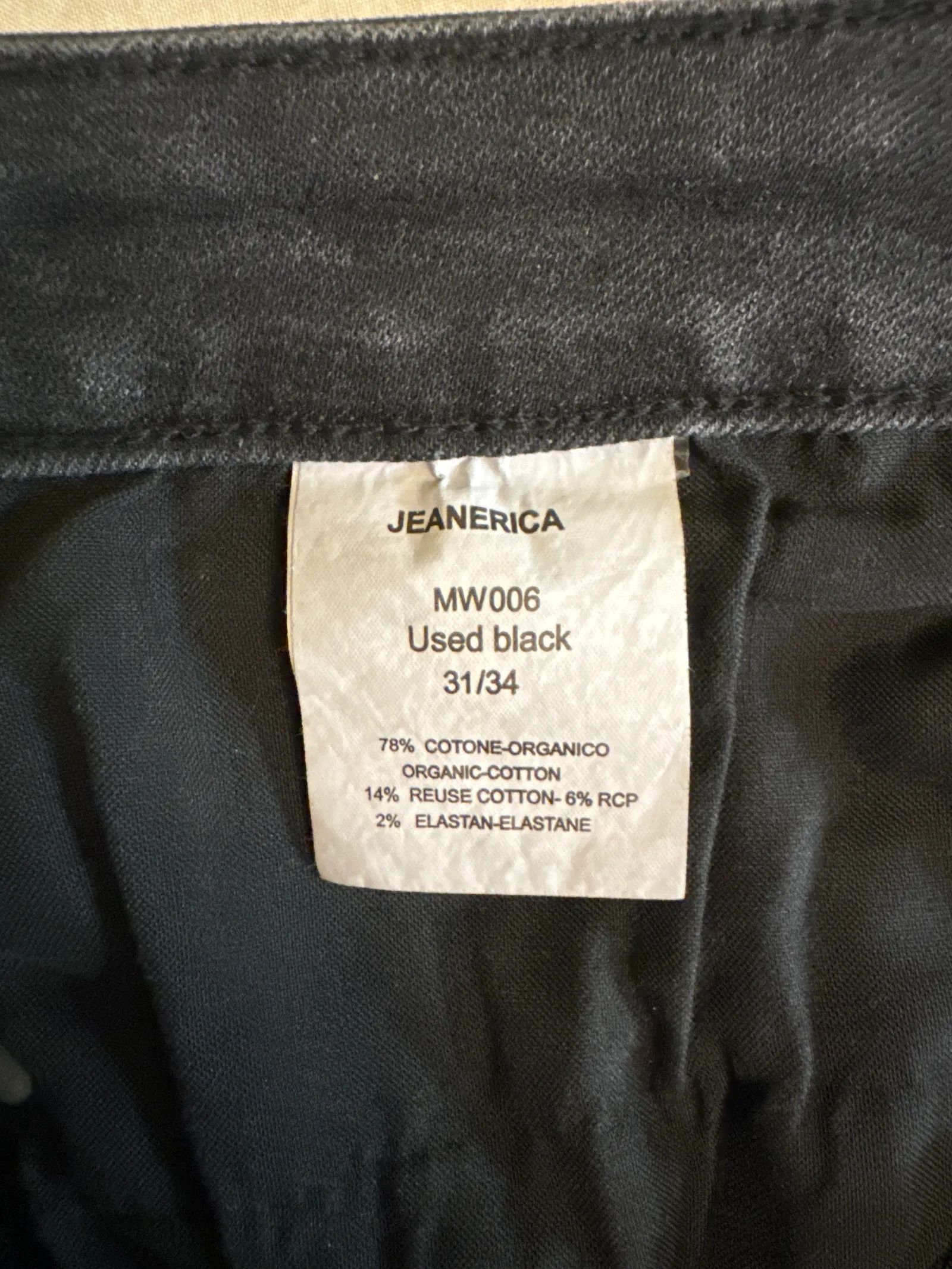 JEANERICA JEANERICA MW006 Midtown Jeans Size 31" - 3 Thumbnail
