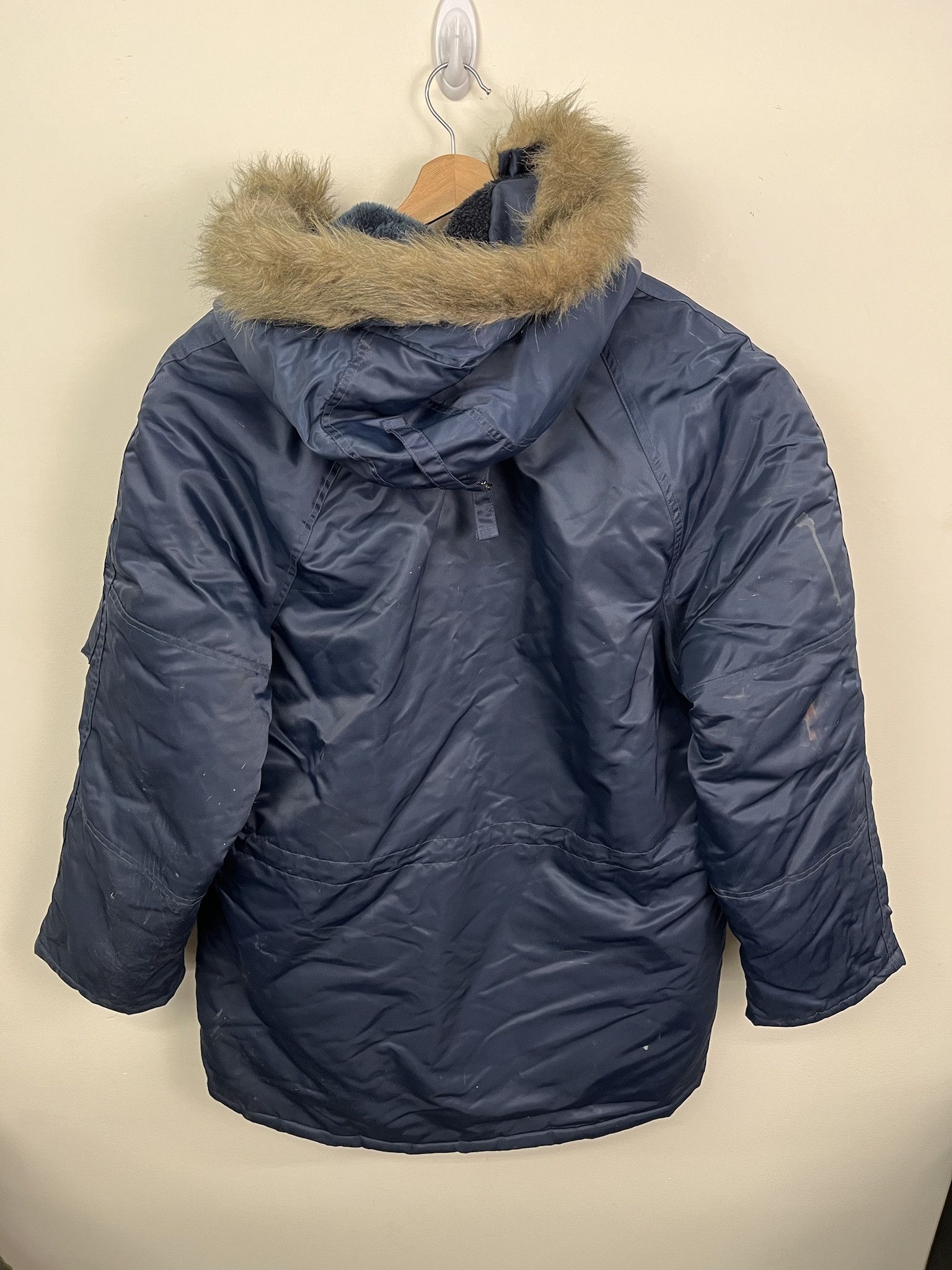 Other Vintage Coat 80s JC Penny Civilian N3-B Fur Hood Jacket Size XL Size US XL / EU 56 / 4 - 3 Thumbnail