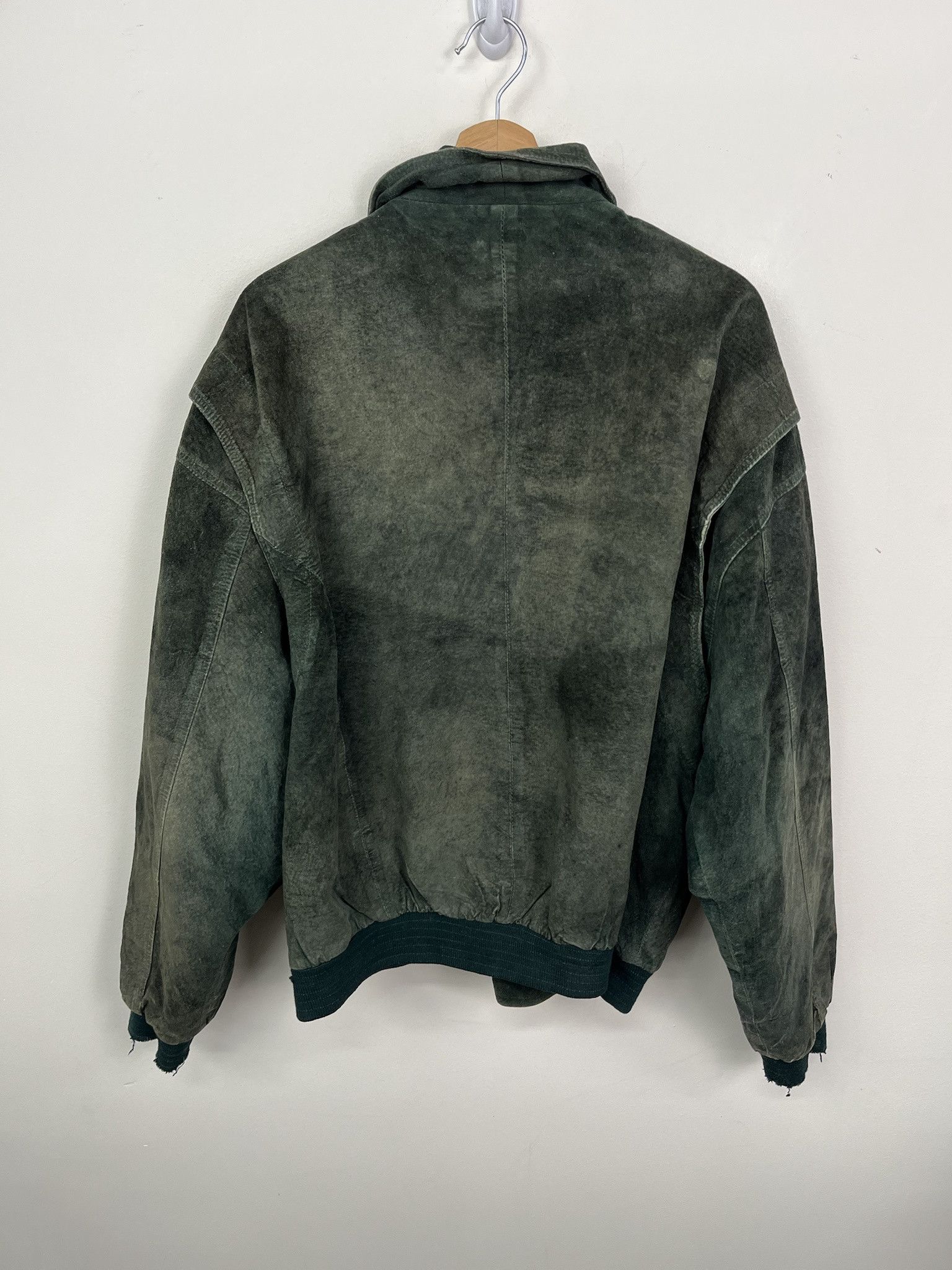Other Vintage Leather Jacket Sierra Suede Emerald Green Leather Jacket Size XXL Size US XXL / EU 58 / 5 - 5 Thumbnail