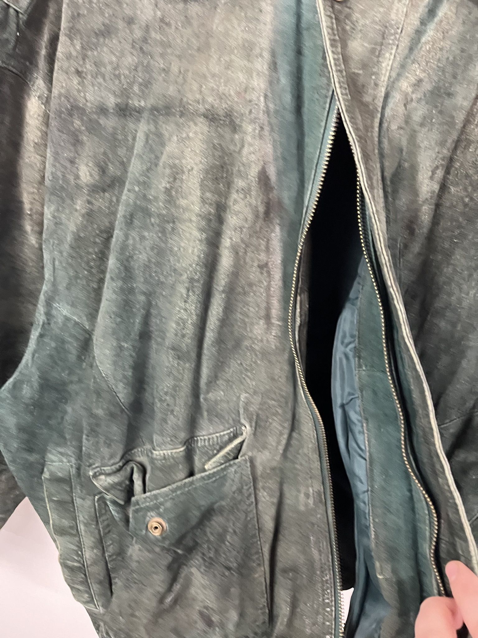 Other Vintage Leather Jacket Sierra Suede Emerald Green Leather Jacket Size XXL Size US XXL / EU 58 / 5 - 4 Thumbnail