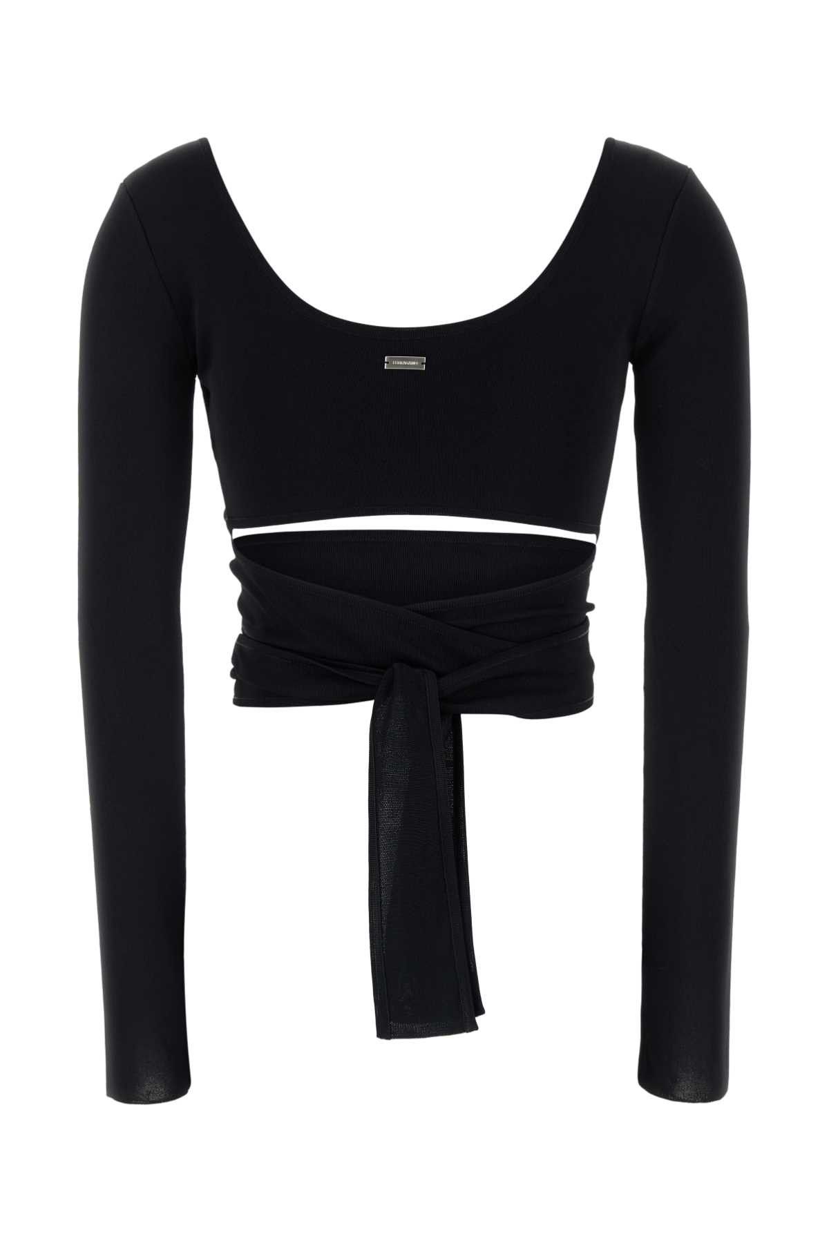 Salvatore Ferragamo Black Viscose Cardigan Size S / US 4 / IT 40 - 2 Thumbnail