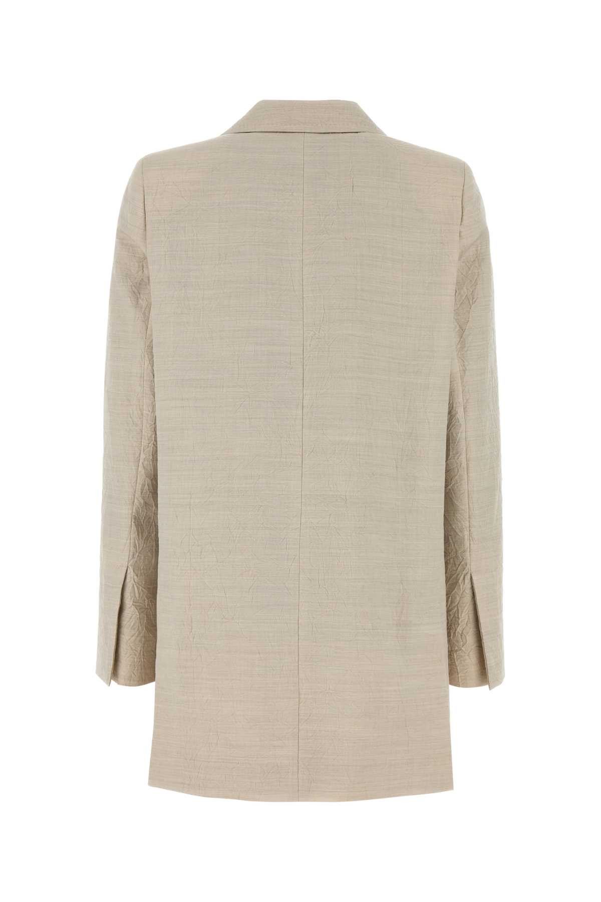 Max Mara Sand Wool Acacia Blazer Size S / US 4 / IT 40 - 2 Thumbnail