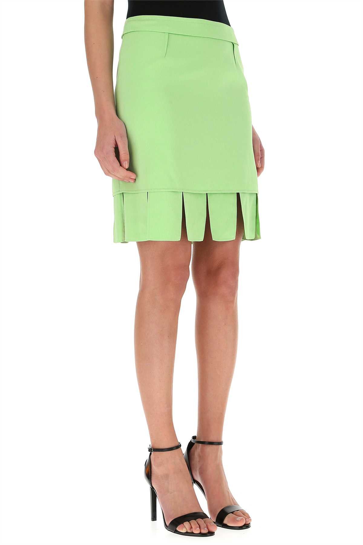 Bottega Veneta Pastel Green Stretch Viscose Miniskirt Size 28" / US 6 / IT 42 - 3 Thumbnail