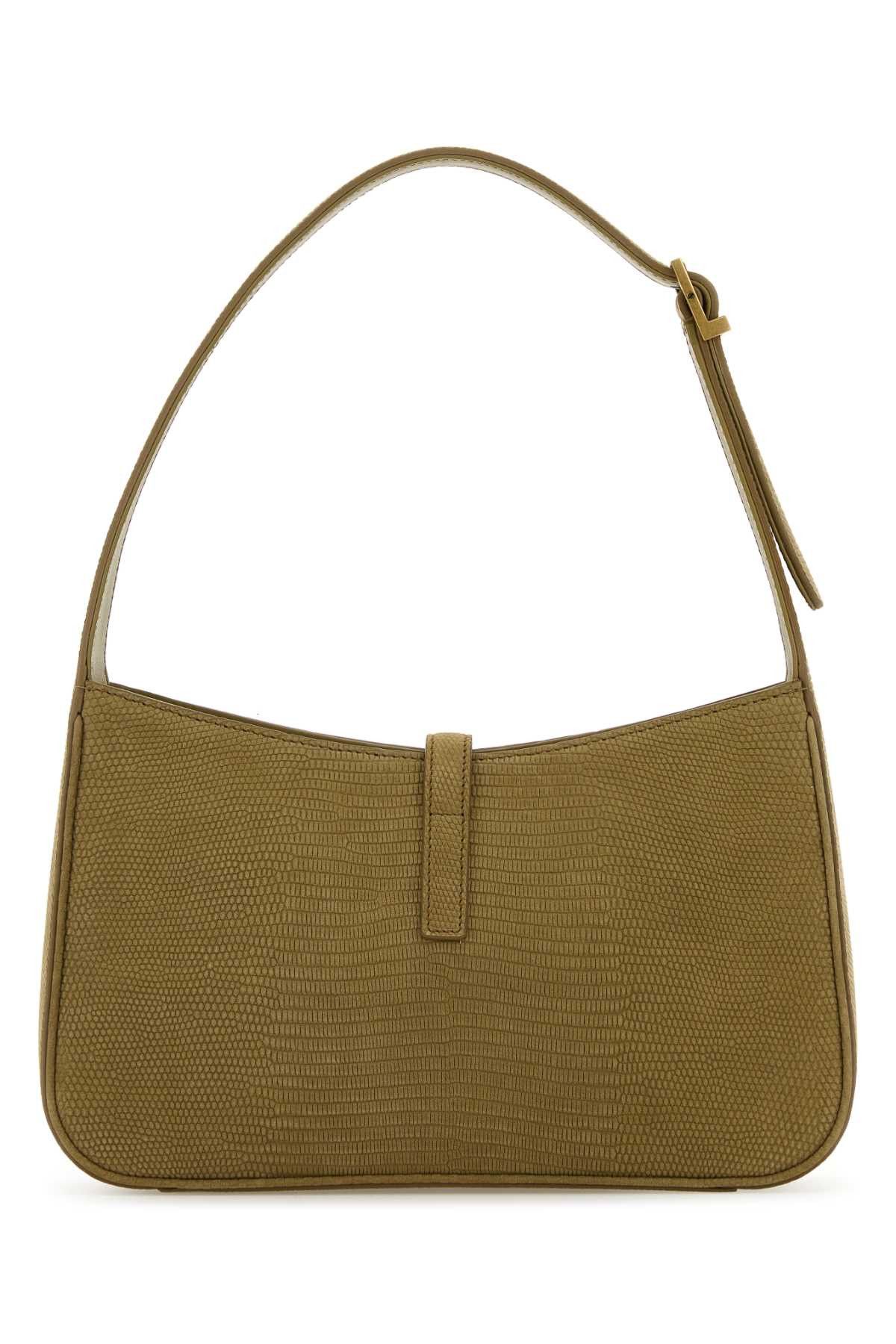 Saint Laurent Paris Sage Green Suede Le 5 A 7 Shoulder Bag Size ONE SIZE - 3 Thumbnail