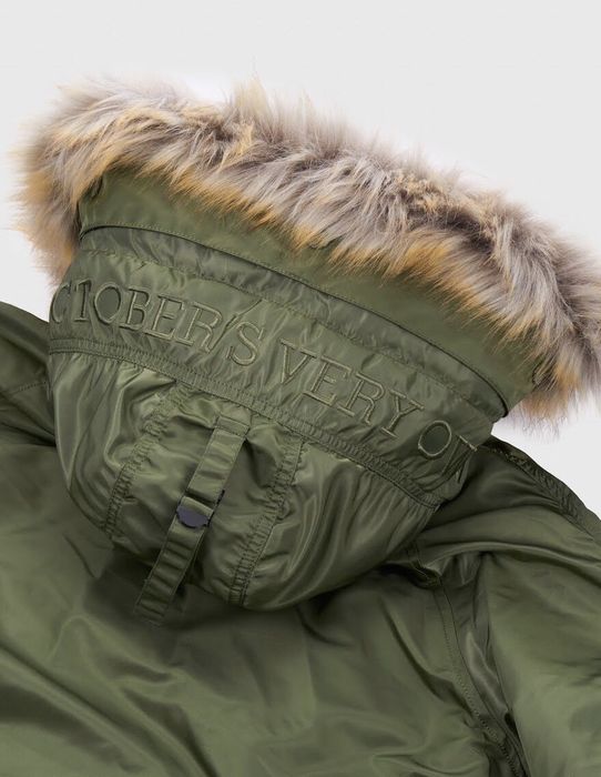 Alpha Industries OVO x Alpha Industries Green N-3B Parka Jacket