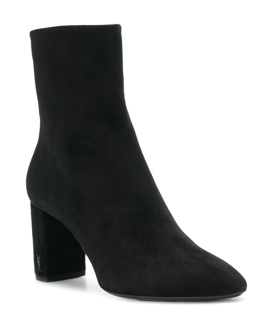 Saint Laurent Paris Lou Lou Zipped Ankle Boots in suede Size US 8 / IT 38 - 2 Thumbnail