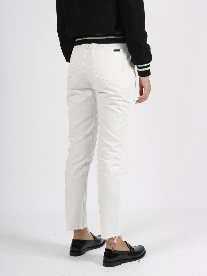 Saint Laurent Paris $1K VALUE Raw-edge Carrot-fit Jeans Size 27" / US 4 / IT 40 - 4 Thumbnail