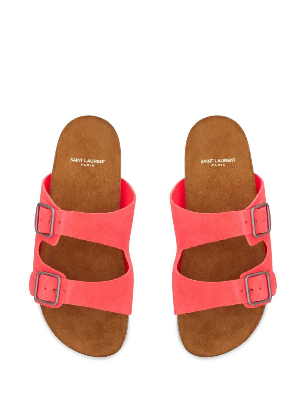 Saint Laurent Paris Jimmy Flat Sandals in suede Size US 9 / EU 42 - 2 Thumbnail