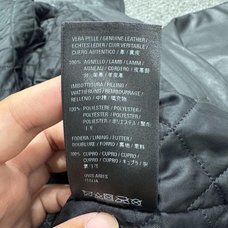 Balenciaga Balenciaga Leather Jacket with Cotton Padding-zp Size US S / EU 44-46 / 1 - 6 Thumbnail