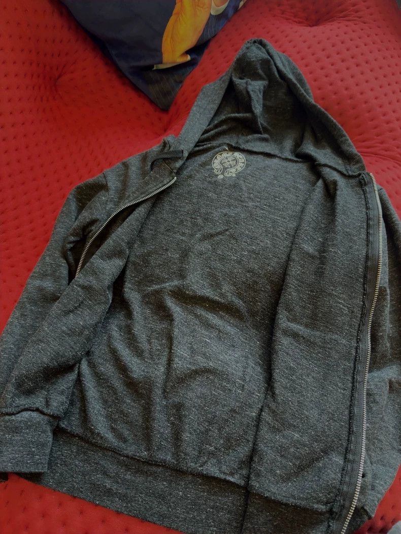 Chrome Hearts Deep Grey Hooded Zip Sweatshirt Size US XS / EU 42 / 0 - 4 Thumbnail