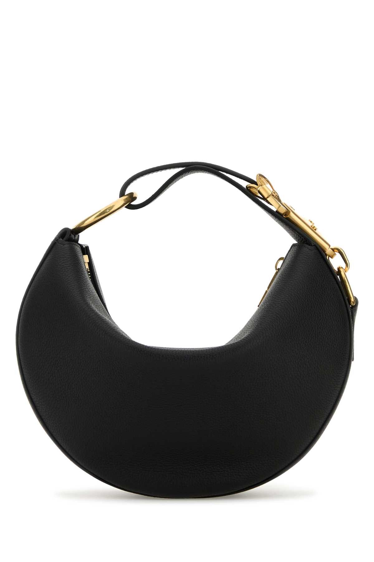 Burberry Black Leather Handbag Size ONE SIZE - 3 Thumbnail