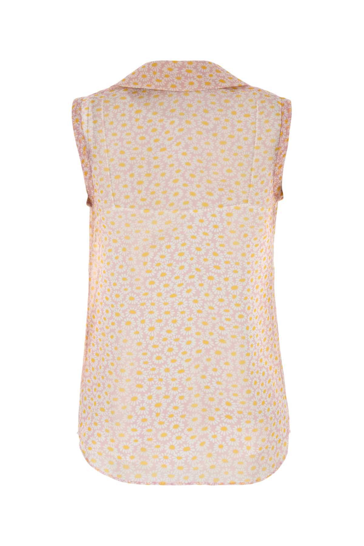 Gucci Printed Crepe Shirt Size S / US 4 / IT 40 - 2 Thumbnail
