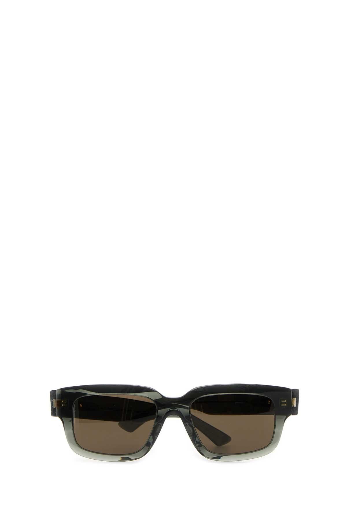 Bottega Veneta Dark Green Acetate Ultrathin Sunglasses Size ONE SIZE - 2 Thumbnail