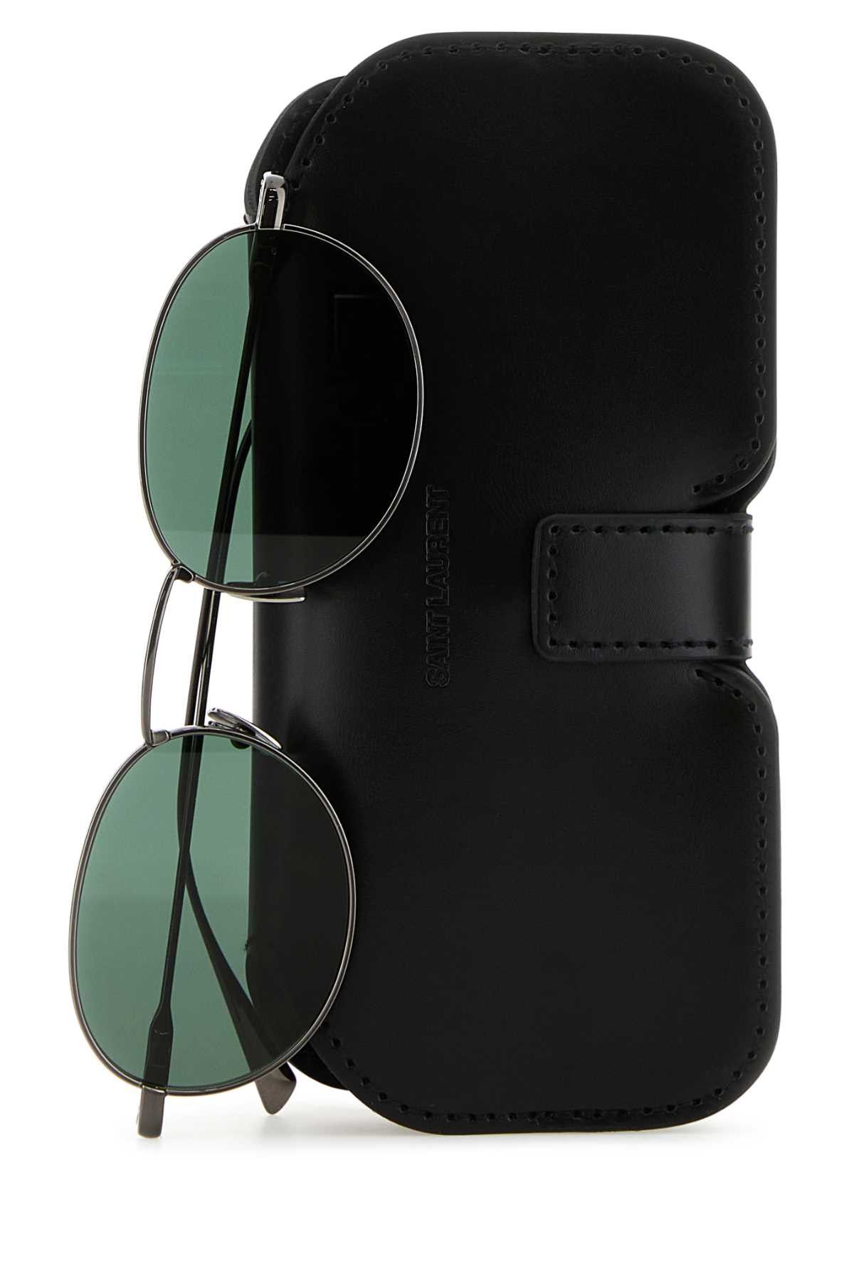 Saint Laurent Paris Ruthenium Metal Sl 799 Sunglasses Size ONE SIZE - 3 Thumbnail