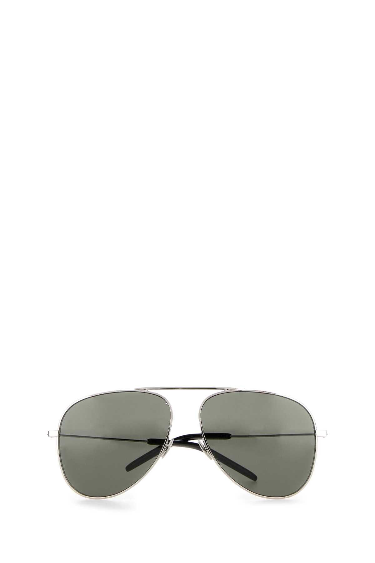 Saint Laurent Paris Silver Metal Sl 800 Sunglasses Size ONE SIZE - 2 Thumbnail
