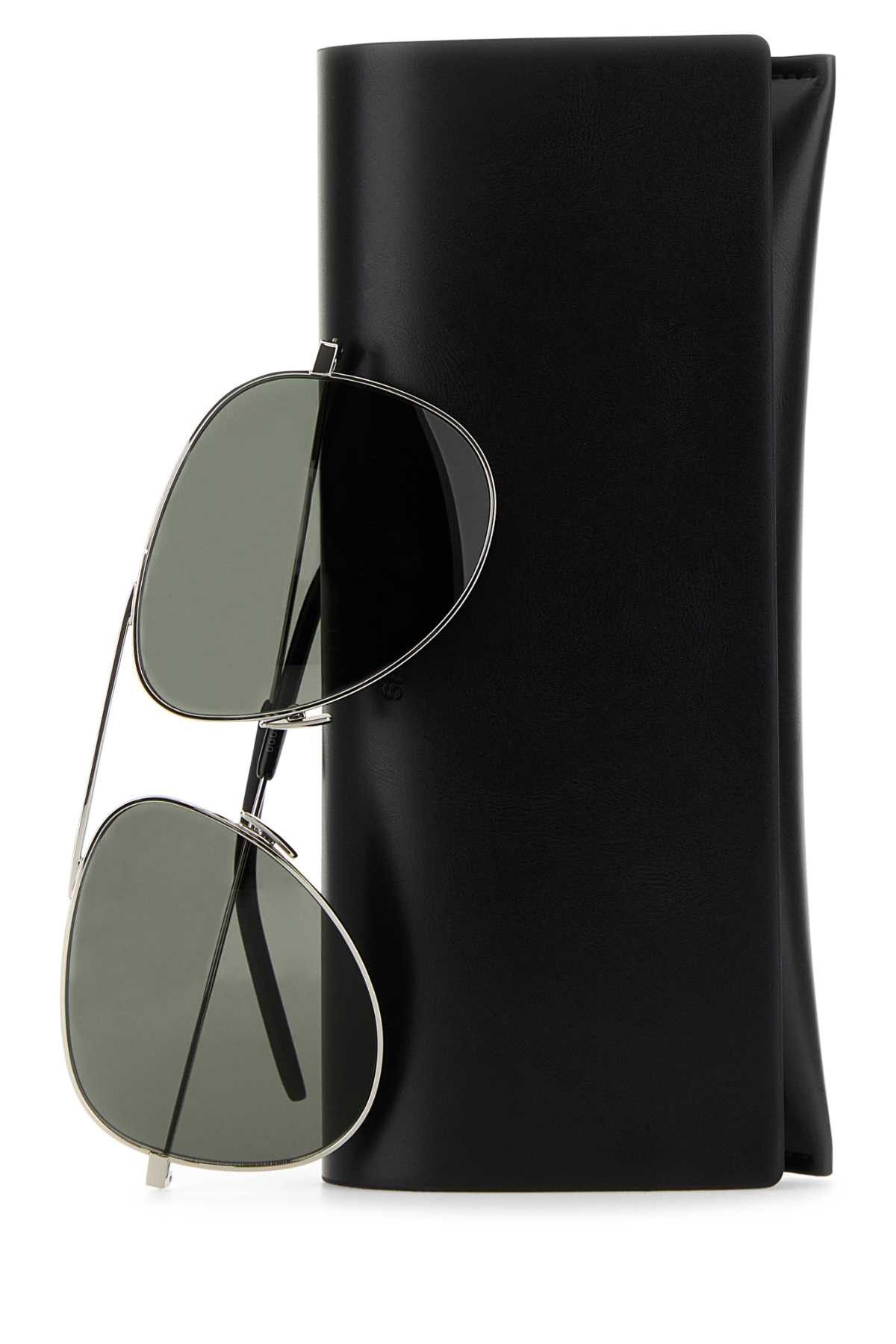 Saint Laurent Paris Silver Metal Sl 800 Sunglasses Size ONE SIZE - 3 Thumbnail