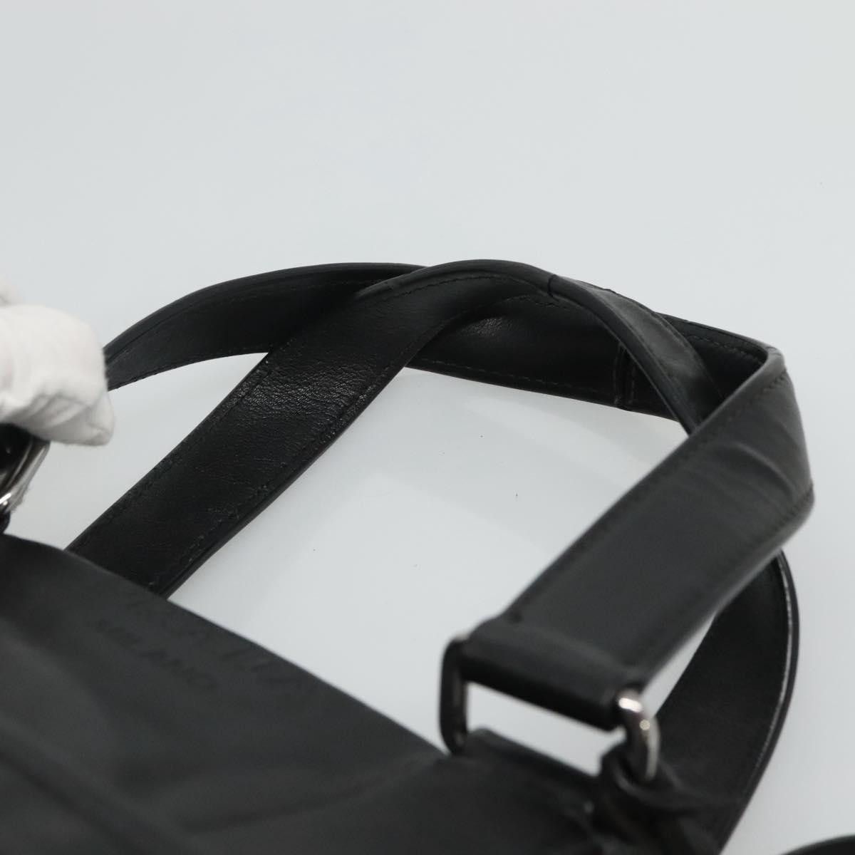 Prada Black Leather Tote Bag (Pre-Owned) Size ONE SIZE - 6 Thumbnail
