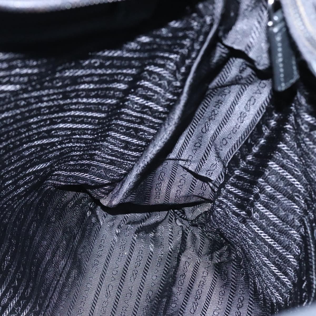Prada Black Leather Tote Bag (Pre-Owned) Size ONE SIZE - 20 Thumbnail
