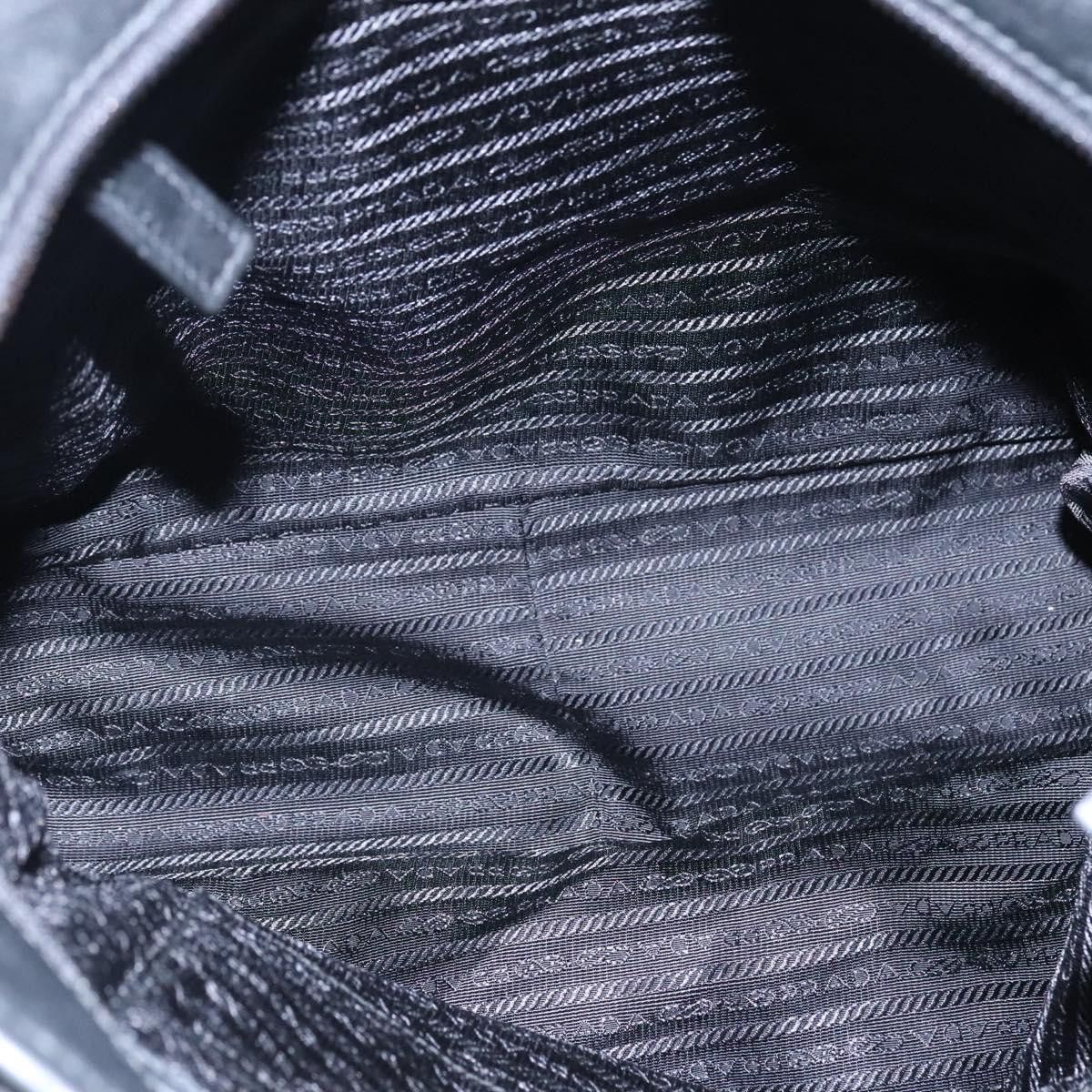 Prada Black Leather Tote Bag (Pre-Owned) Size ONE SIZE - 11 Thumbnail
