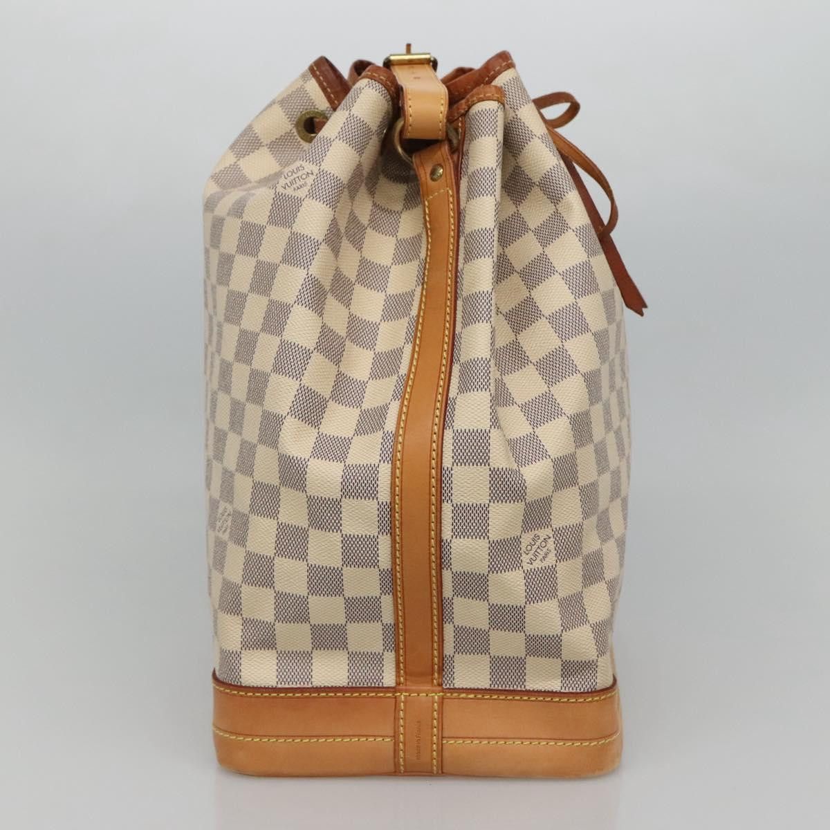 Louis Vuitton Noé White Canvas Shoulder Bag (Pre-Owned) Size ONE SIZE - 3 Thumbnail