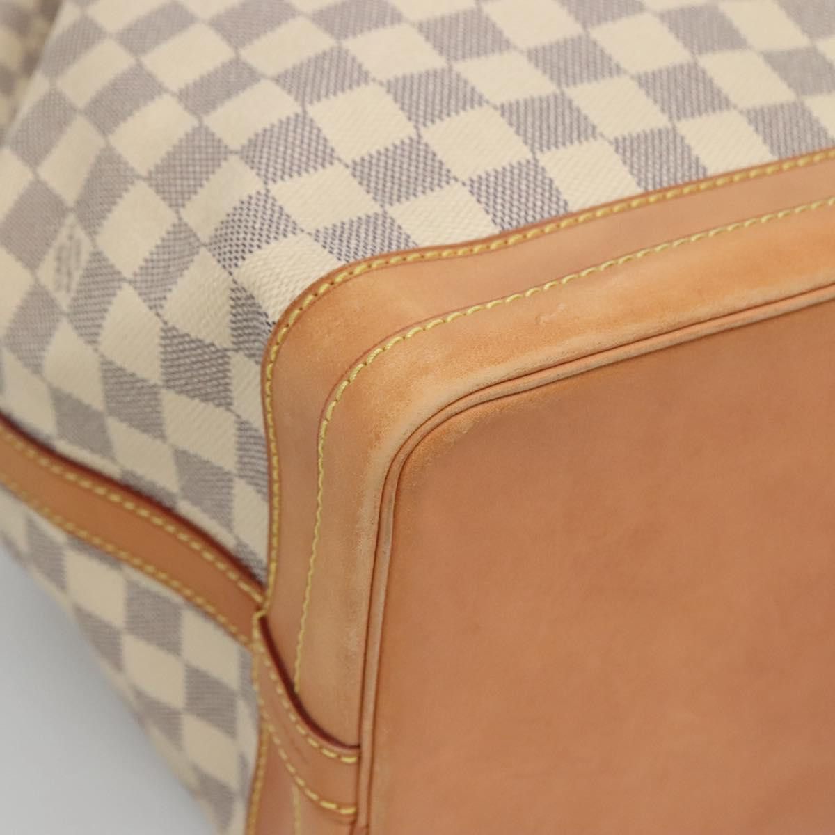 Louis Vuitton Noé White Canvas Shoulder Bag (Pre-Owned) Size ONE SIZE - 7 Thumbnail
