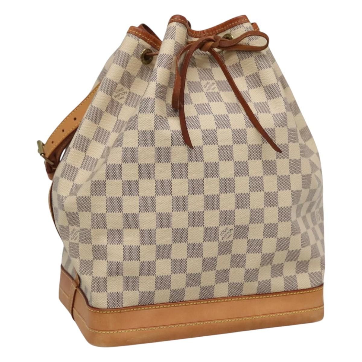 Louis Vuitton Noé White Canvas Shoulder Bag (Pre-Owned) Size ONE SIZE - 18 Thumbnail
