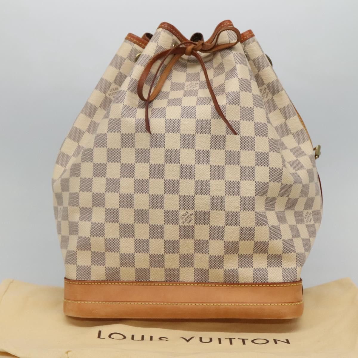 Louis Vuitton Noé White Canvas Shoulder Bag (Pre-Owned) Size ONE SIZE - 15 Thumbnail