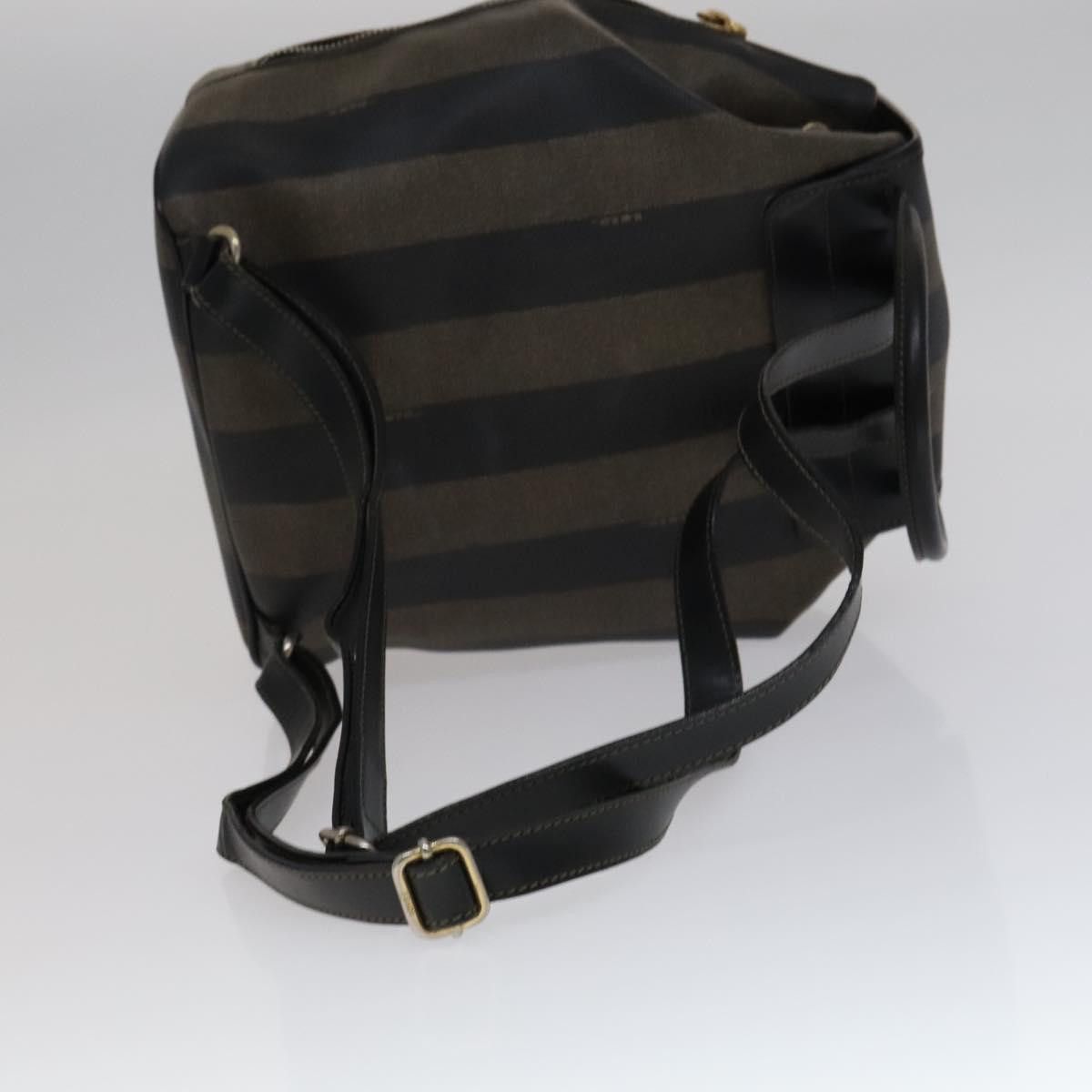 Fendi Pequin Brown Canvas Backpack Bag (Pre-Owned) Size ONE SIZE - 18 Thumbnail