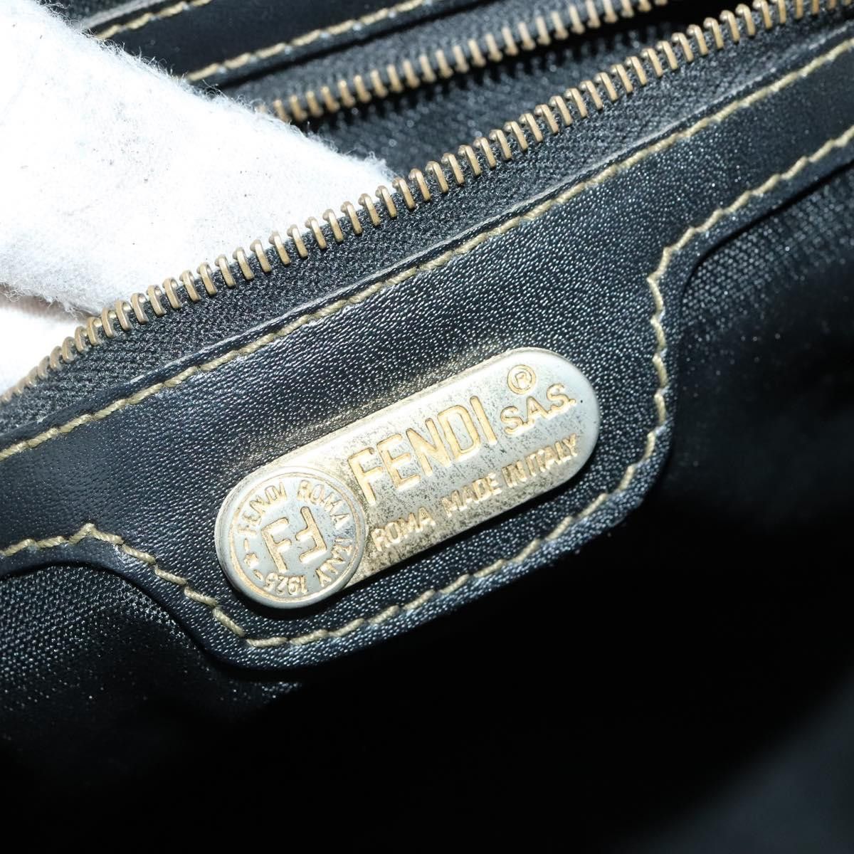 Fendi Pequin Brown Canvas Backpack Bag (Pre-Owned) Size ONE SIZE - 14 Thumbnail