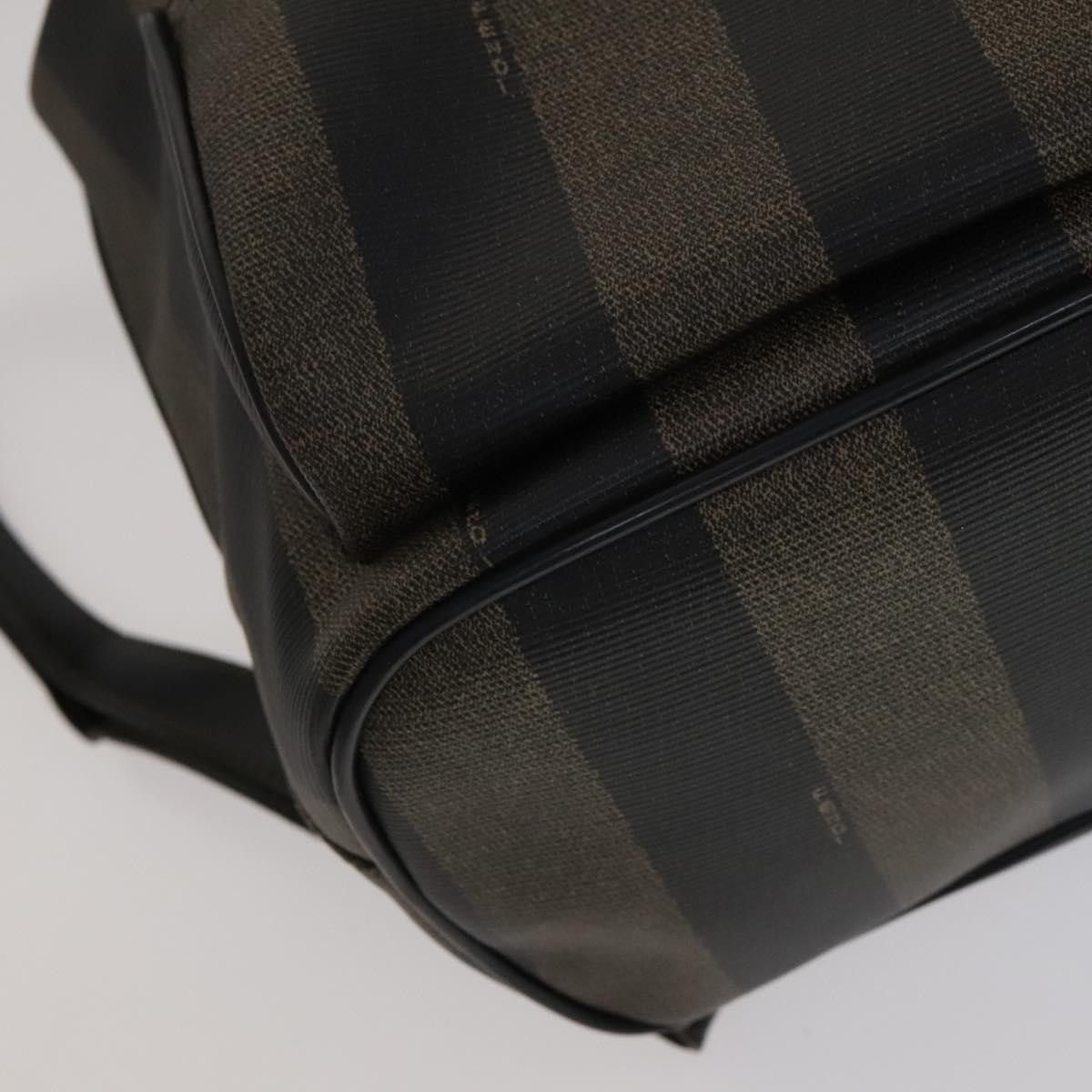Fendi Pequin Brown Canvas Backpack Bag (Pre-Owned) Size ONE SIZE - 8 Thumbnail