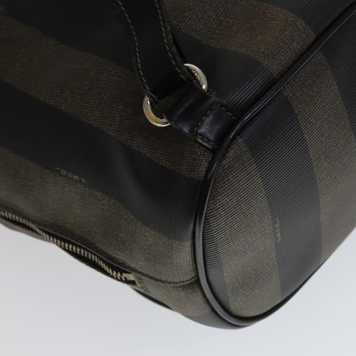 Fendi Pequin Brown Canvas Backpack Bag (Pre-Owned) Size ONE SIZE - 10 Thumbnail